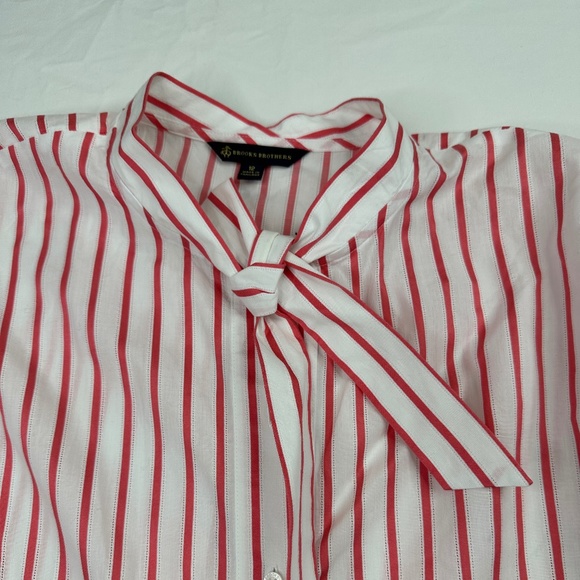 Brooks Brothers Striped Blouse Size 12 - Picture 3 of 5